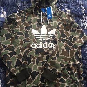 Men’s BNWT Adidas Trefoil Camouflage Hoodie